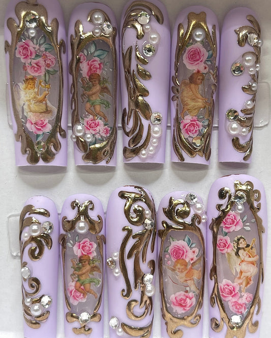 Cherub garden  (Size L: Ready to ship)