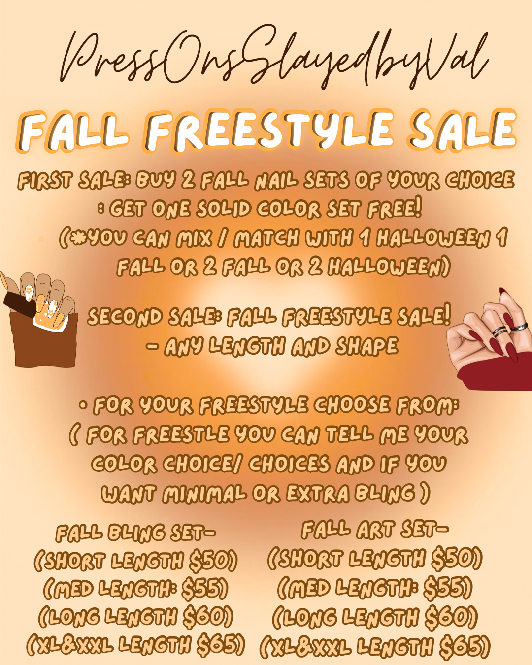 Fall Freestyle: made to order