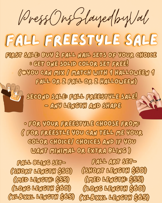 Fall Freestyle: made to order