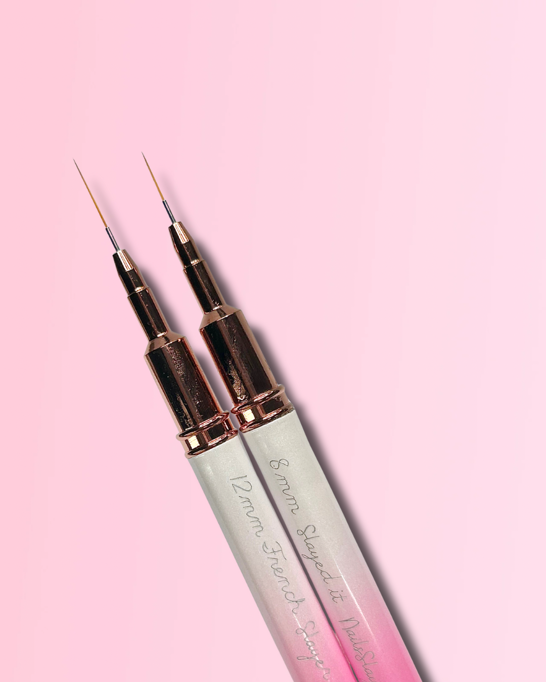 Nail Slayer Ultra-thin Brush Bundle - 8mm & 12mm