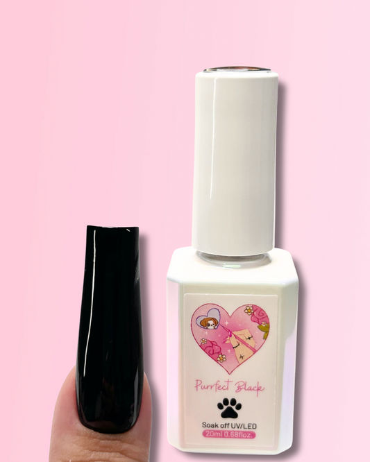 Gel Polish- 05 Purrfect Black