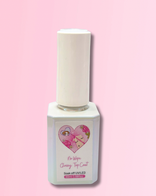 No-Wipe Glossy Gel Top Coat