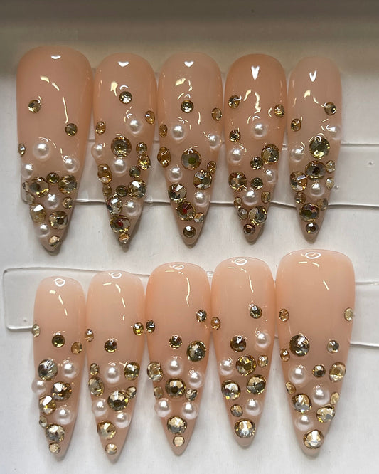 Cascading Crystals ( Size S: Ready to ship)