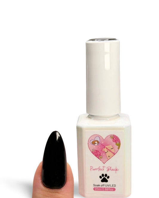 Gel Polish- 05 Purrfect Black